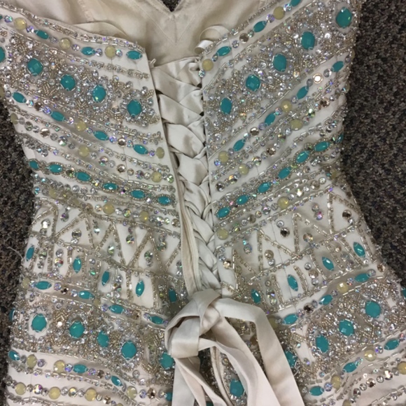Mori Lee mermaid Formal Wedding dress STUNNING 500$wedding - Picture 8 of 8
